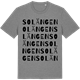 Mid Heather Gray t-shirt med Solängen ordlek t-shirt