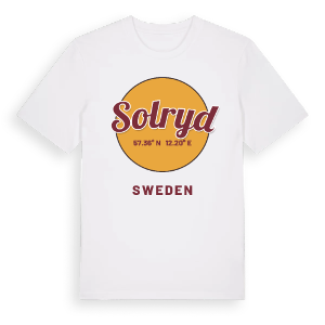 Solryd cirkel t-shirt – ekologisk bomull t-shirt från Pinshirt