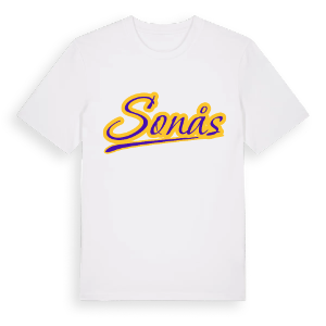 Sonås baseball t-shirt – ekologisk bomull t-shirt från Pinshirt