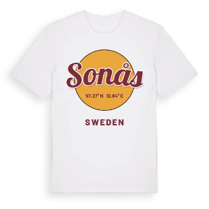 Sonås cirkel t-shirt – ekologisk bomull t-shirt från Pinshirt