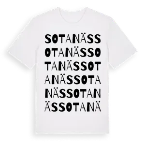 Sotanäs ordlek t-shirt – ekologisk bomull t-shirt från Pinshirt