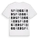 Spånggård ordlek t-shirt