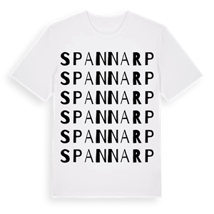 Spannarp ordlek t-shirt – ekologisk bomull t-shirt från Pinshirt