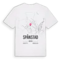 Spånstad karta t-shirt