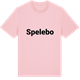 Pink Cotton t-shirt med Spelebo fetstil t-shirt