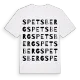 Spetsberg ordlek t-shirt