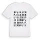 Spjällen ordlek t-shirt