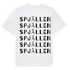 Spjällen ordlek t-shirt – ekologisk bomull t-shirt från Pinshirt