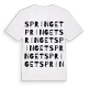 Springet ordlek t-shirt