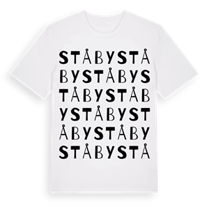 Ståby ordlek t-shirt – ekologisk bomull t-shirt från Pinshirt