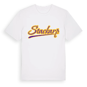 Stackarp baseball t-shirt – ekologisk bomull t-shirt från Pinshirt