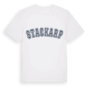 Stackarp college t-shirt – ekologisk bomull t-shirt från Pinshirt