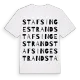 Stafsingestrand ordlek t-shirt