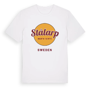 Stålarp cirkel t-shirt – ekologisk bomull t-shirt från Pinshirt