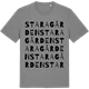 Mid Heather Gray t-shirt med Staragården ordlek t-shirt