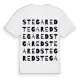Stegared ordlek t-shirt