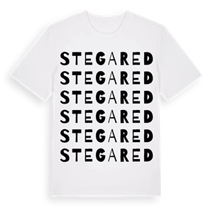 Stegared ordlek t-shirt – ekologisk bomull t-shirt från Pinshirt