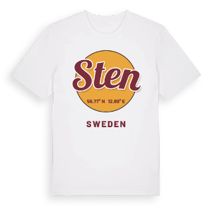 Sten cirkel t-shirt – ekologisk bomull t-shirt från Pinshirt