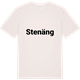 Vintage White t-shirt med Stenäng fetstil t-shirt