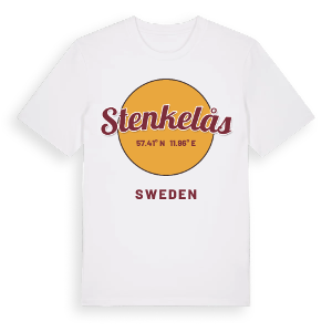 Stenkelås cirkel t-shirt – ekologisk bomull t-shirt från Pinshirt