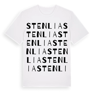 Stenlia ordlek t-shirt – ekologisk bomull t-shirt från Pinshirt