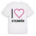 Jag älskar Stenrör t-shirt stort tryck