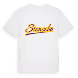 Stensebo baseball t-shirt – ekologisk bomull t-shirt från Pinshirt