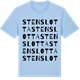 Blue Soul t-shirt med Stenslotta ordlek t-shirt