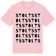 Pink Cotton t-shirt med Stolts ordlek t-shirt