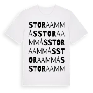 Stora Ammås ordlek t-shirt – ekologisk bomull t-shirt från Pinshirt