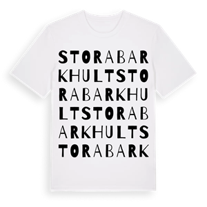 Stora Barkhult ordlek t-shirt – ekologisk bomull t-shirt från Pinshirt