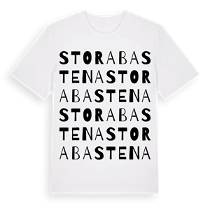 Stora Bastena ordlek t-shirt – ekologisk bomull t-shirt från Pinshirt