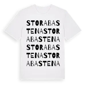 Stora Bastena ordlek t-shirt – ekologisk bomull t-shirt från Pinshirt