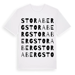 Stora Berg ordlek t-shirt – ekologisk bomull t-shirt från Pinshirt
