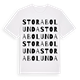 Stora Bolunda ordlek t-shirt