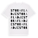 Stora Fladje ordlek t-shirt