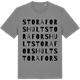 Mid Heather Gray t-shirt med Stora Forshult ordlek t-shirt
