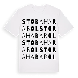Stora Harabol ordlek t-shirt – ekologisk bomull t-shirt från Pinshirt
