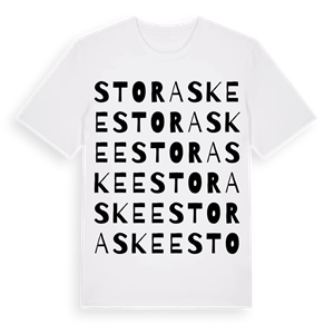 Stora Skee ordlek t-shirt – ekologisk bomull t-shirt från Pinshirt