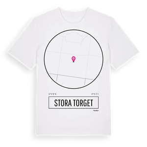 Stora torget t-shirt – ekologisk bomull t-shirt från Pinshirt