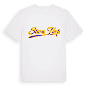 Stora Torp baseball t-shirt – ekologisk bomull t-shirt från Pinshirt