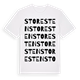 Store sten ordlek t-shirt