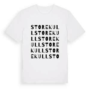 Storekull ordlek t-shirt – ekologisk bomull t-shirt från Pinshirt