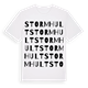 Stormhult ordlek t-shirt