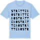 Blue Soul t-shirt med Strättebo ordlek t-shirt