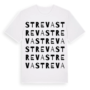 Streva ordlek t-shirt – ekologisk bomull t-shirt från Pinshirt
