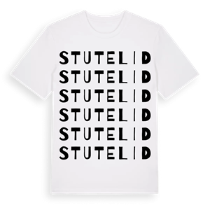 Stutelid ordlek t-shirt – ekologisk bomull t-shirt från Pinshirt
