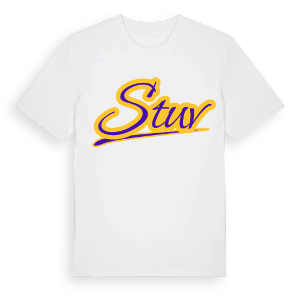Stuv baseball t-shirt – ekologisk bomull t-shirt från Pinshirt