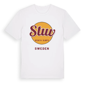 Stuv cirkel t-shirt – ekologisk bomull t-shirt från Pinshirt