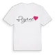 Styret hjärta t-shirt